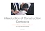 provide construction contract administration
